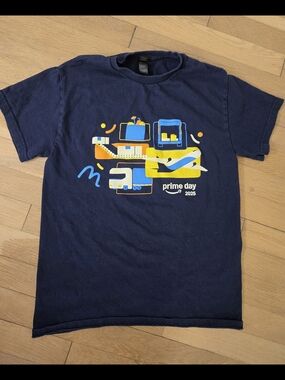 Prime Day 2025 Navy Graphic T‑Shirt